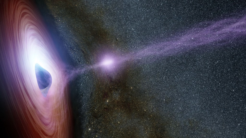 Massive object ejects out of Black Hole